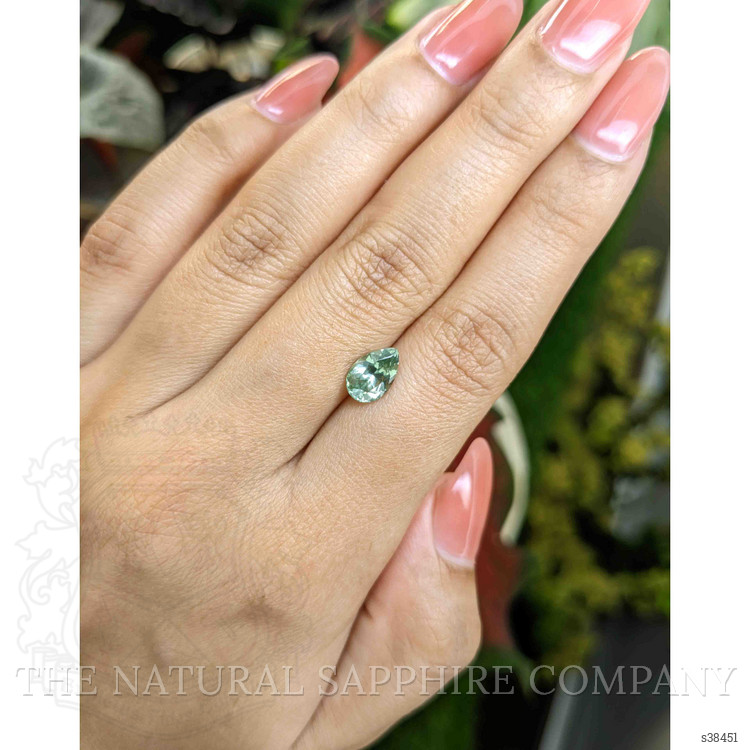 1.83 Ct. Green Sapphire from Montana
