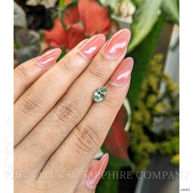 1.83 Ct. Green Sapphire from Montana