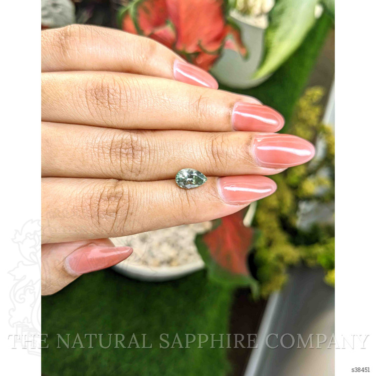1.83 Ct. Green Sapphire from Montana