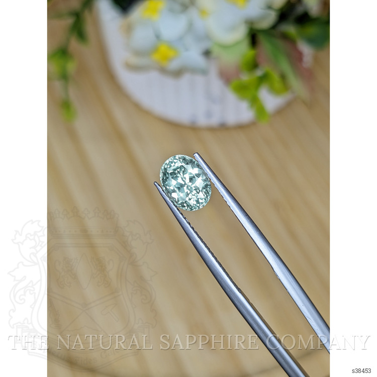 2.33 Ct. Bluish Green Sapphire from Montana