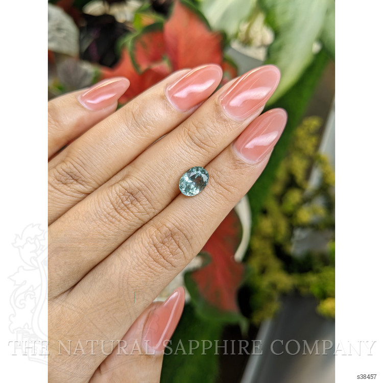 2.32 Ct. Bluish Green Sapphire from Montana