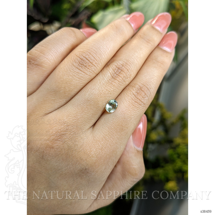 1.14 Ct. Yellowish Green Sapphire from Montana