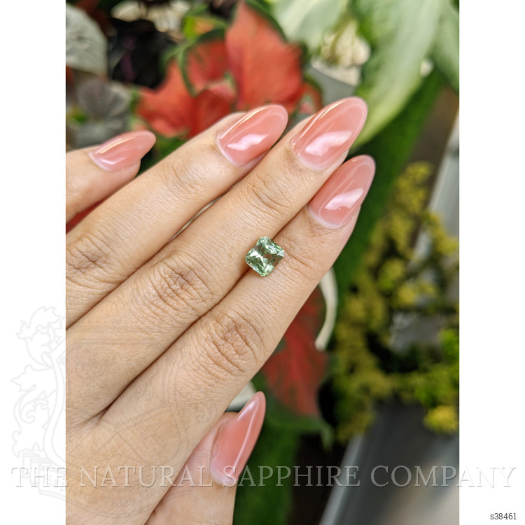 1.98 Ct. Green Sapphire from Montana