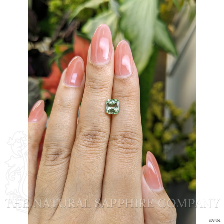 1.98 Ct. Green Sapphire from Montana