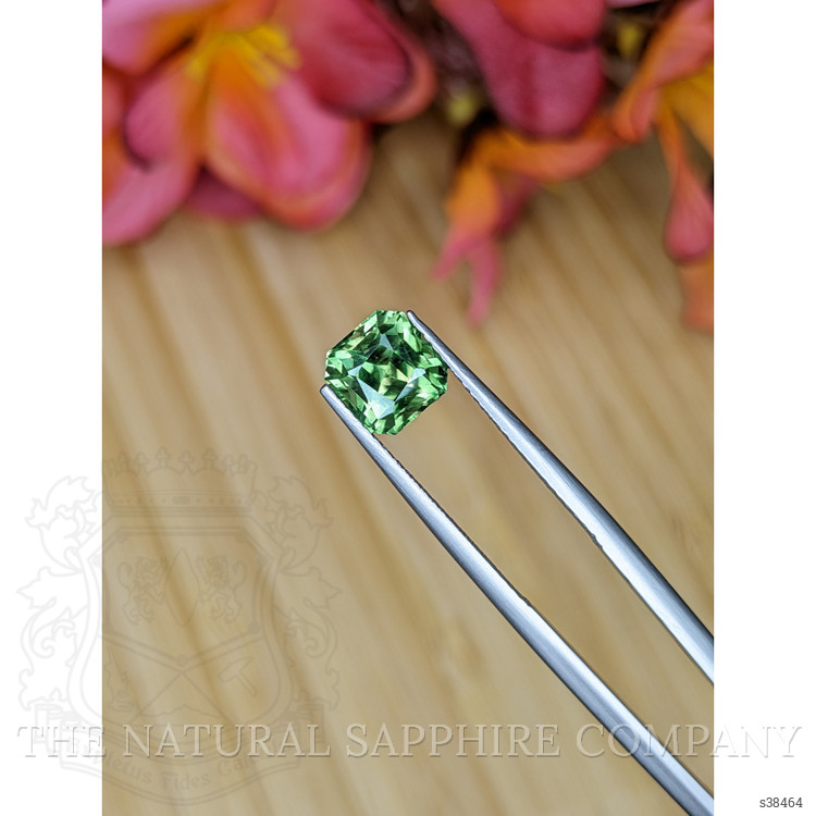 2.64 Ct. Green Sapphire from Montana