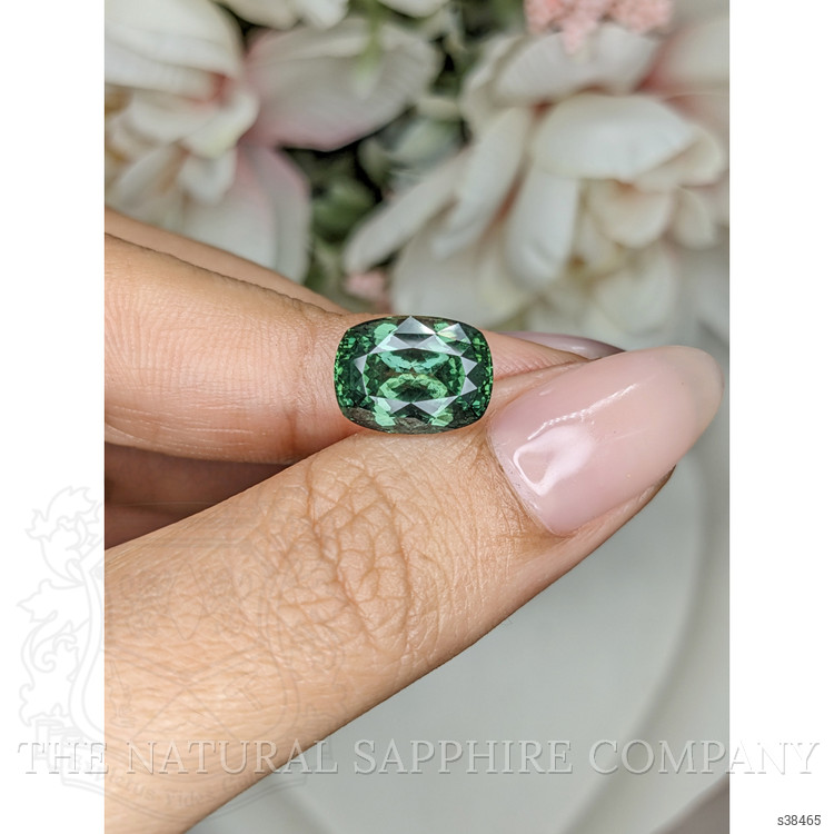 5.91 Ct. Green Sapphire from Montana