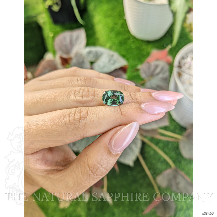 5.91 Ct. Green Sapphire from Montana
