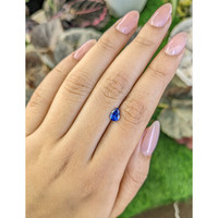 0.59 Ct. Blue Sapphire from Ceylon (Sri Lanka) Life Style
