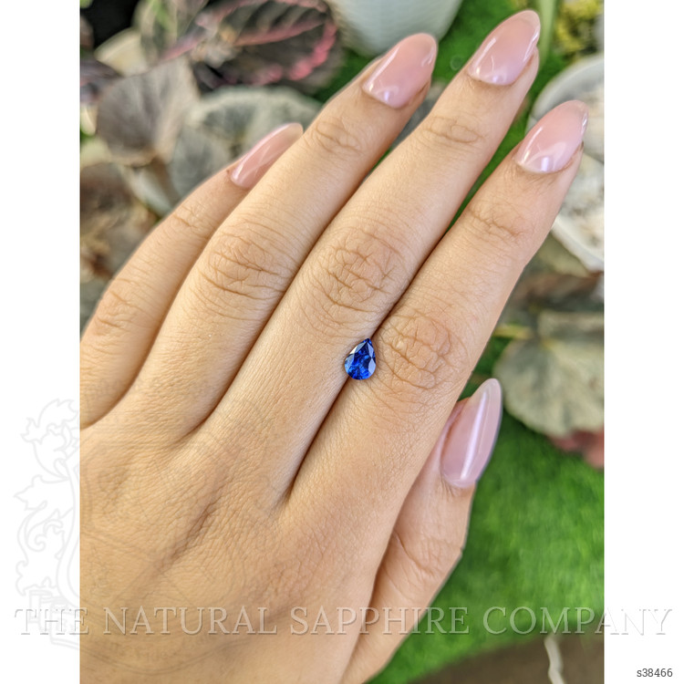 0.59 Ct. Blue Sapphire from Ceylon (Sri Lanka)