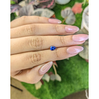 0.59 Ct. Blue Sapphire from Ceylon (Sri Lanka) Life Style