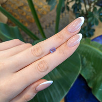 1.10 Ct. Pinkish Purple Sapphire from Madagascar Life Style