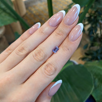 1.10 Ct. Pinkish Purple Sapphire from Madagascar Life Style