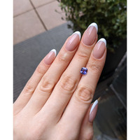 1.59 Ct. Bluish Purple Sapphire from Madagascar Life Style