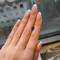 1.52 Ct. Purple Sapphire from Madagascar Life Style