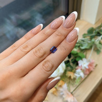 1.52 Ct. Purple Sapphire from Madagascar Life Style