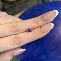 1.06 Ct. Pinkish Purple Sapphire from Madagascar Life Style