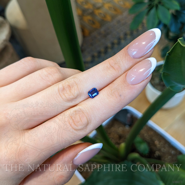 1.01 Ct. Purplish Blue Sapphire from Madagascar