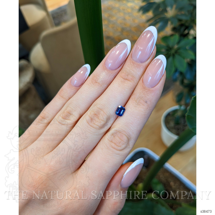 1.01 Ct. Purplish Blue Sapphire from Madagascar