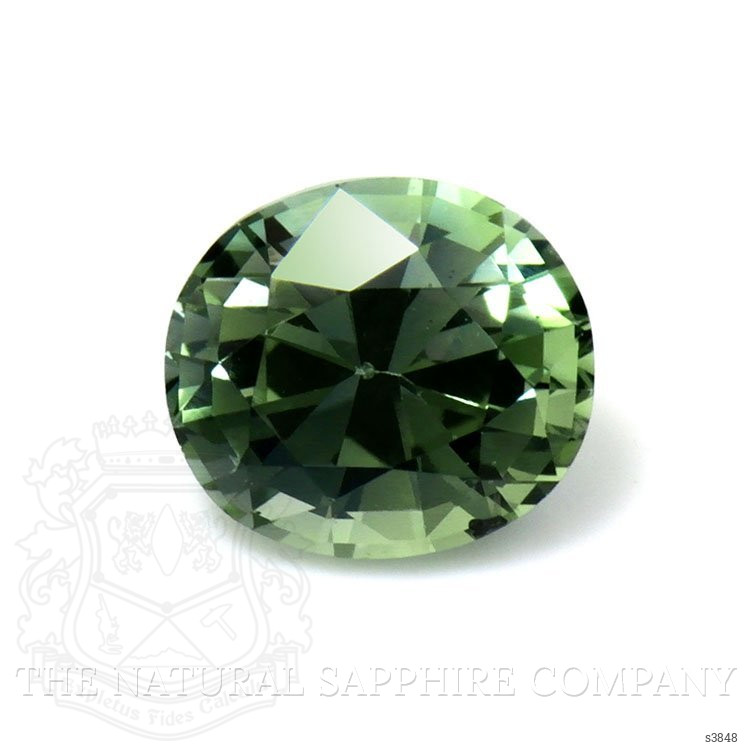 0.76 Ct. Bluish Green Sapphire from Ceylon (Sri Lanka)