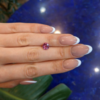 2.14 Ct. Reddish Pink Sapphire from Madagascar Life Style