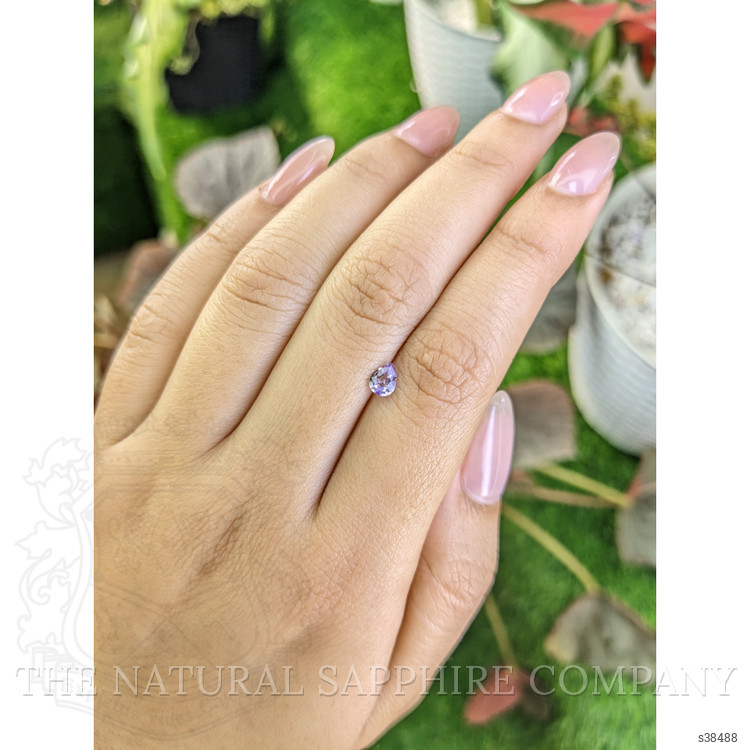 0.38 Ct. Pinkish Purple Sapphire from Ceylon (Sri Lanka)