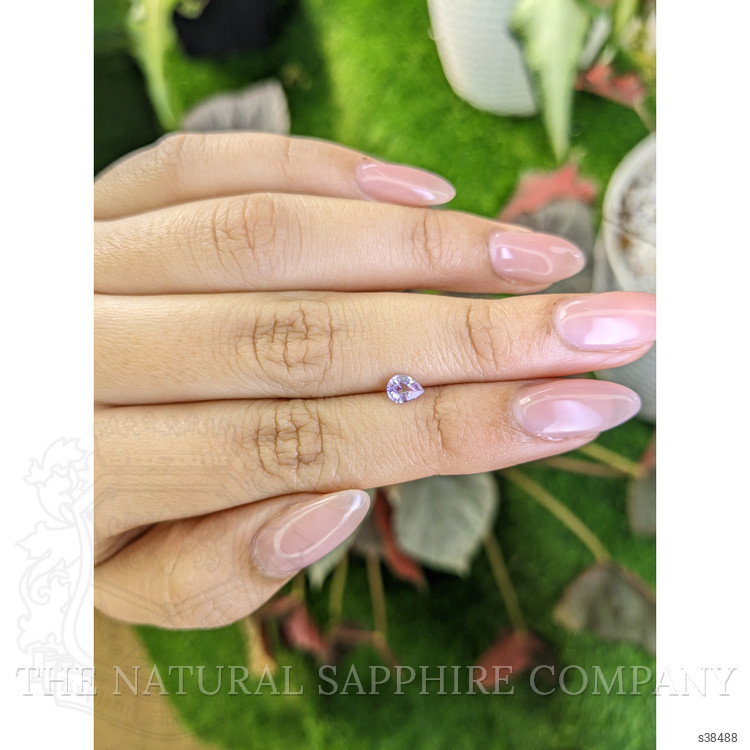0.38 Ct. Pinkish Purple Sapphire from Ceylon (Sri Lanka)