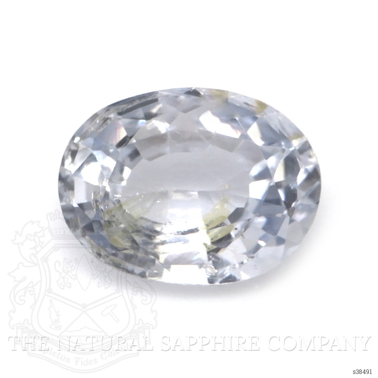 0.89 Ct. Greyish Blue Sapphire from Ceylon (Sri Lanka)