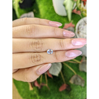 0.89 Ct. Greyish Blue Sapphire from Ceylon (Sri Lanka) Life Style