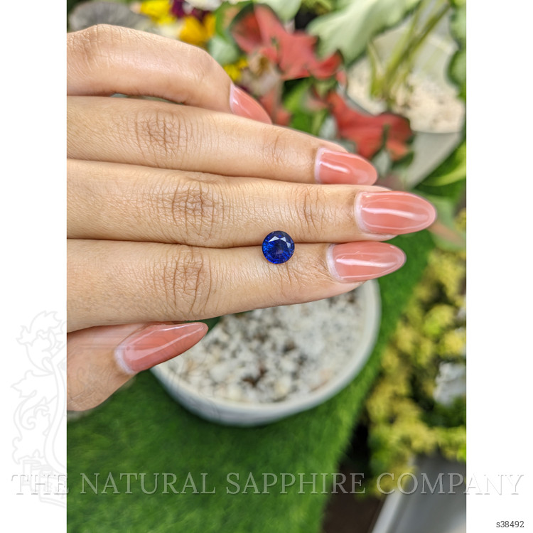 2.03 Ct. Blue Sapphire from Ceylon (Sri Lanka)