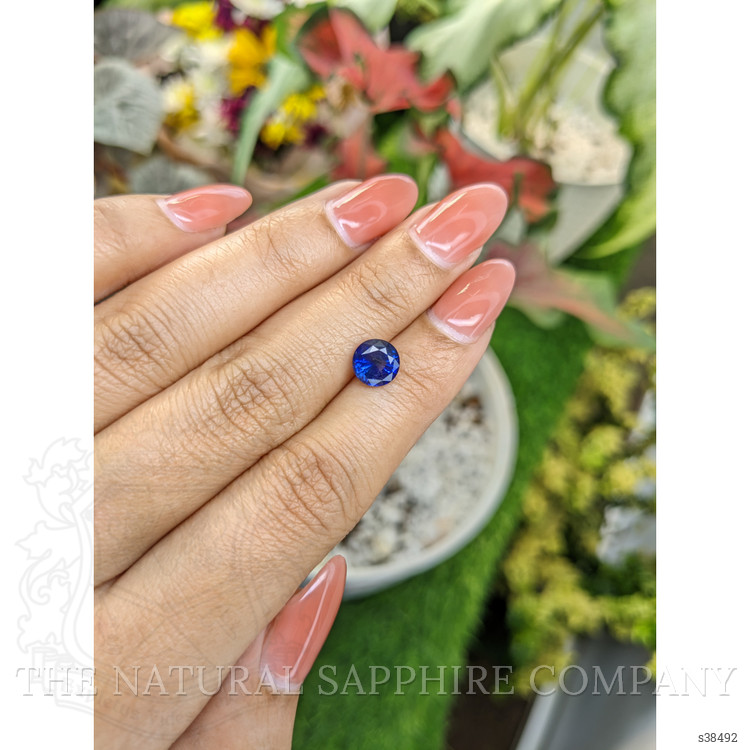 2.03 Ct. Blue Sapphire from Ceylon (Sri Lanka)