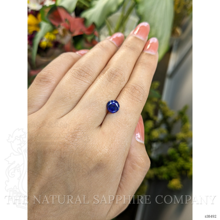 2.03 Ct. Blue Sapphire from Ceylon (Sri Lanka)