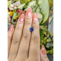 2.17 Ct. Blue Sapphire from Ceylon (Sri Lanka) Life Style
