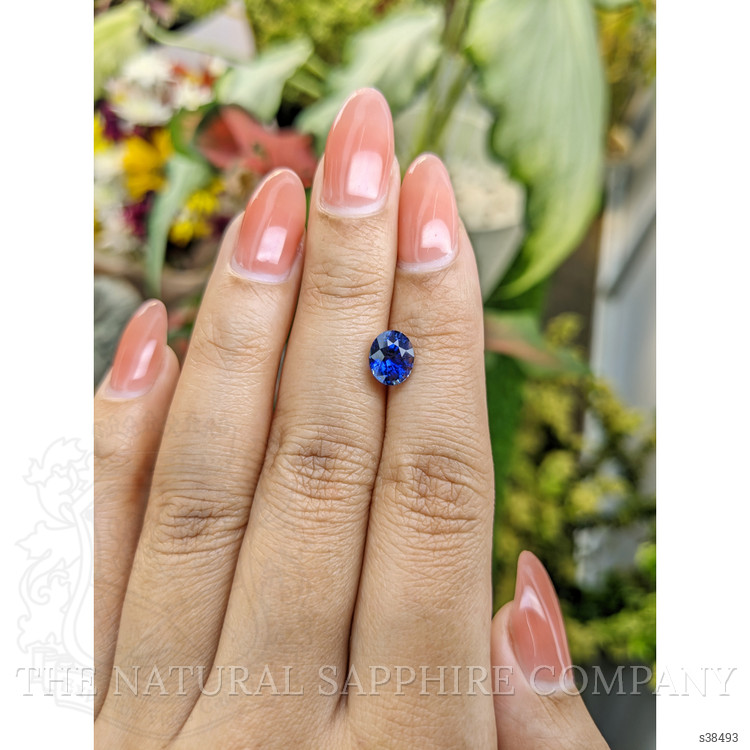 2.17 Ct. Blue Sapphire from Ceylon (Sri Lanka)