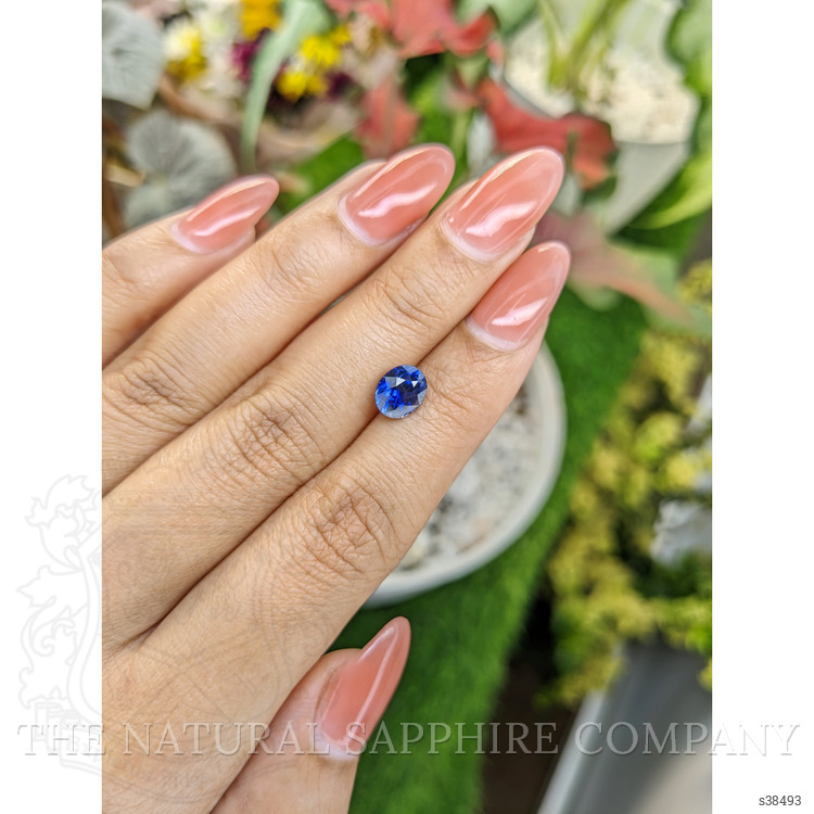 2.17 Ct. Blue Sapphire from Ceylon (Sri Lanka)