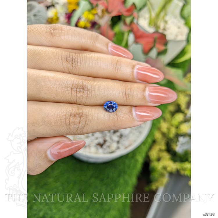 2.17 Ct. Blue Sapphire from Ceylon (Sri Lanka)