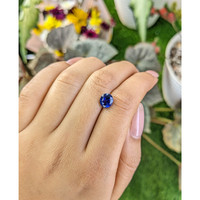 2.03 Ct. Blue Sapphire from Ceylon (Sri Lanka) Life Style