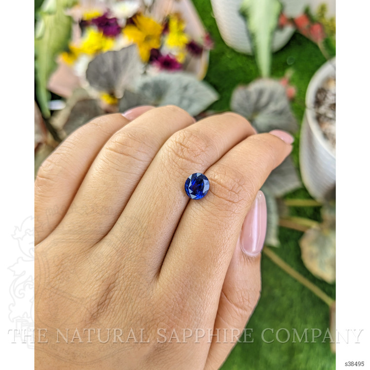 2.03 Ct. Blue Sapphire from Ceylon (Sri Lanka)