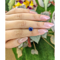 2.03 Ct. Blue Sapphire from Ceylon (Sri Lanka) Life Style