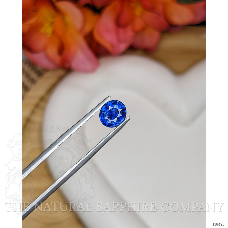2.03 Ct. Blue Sapphire from Ceylon (Sri Lanka)