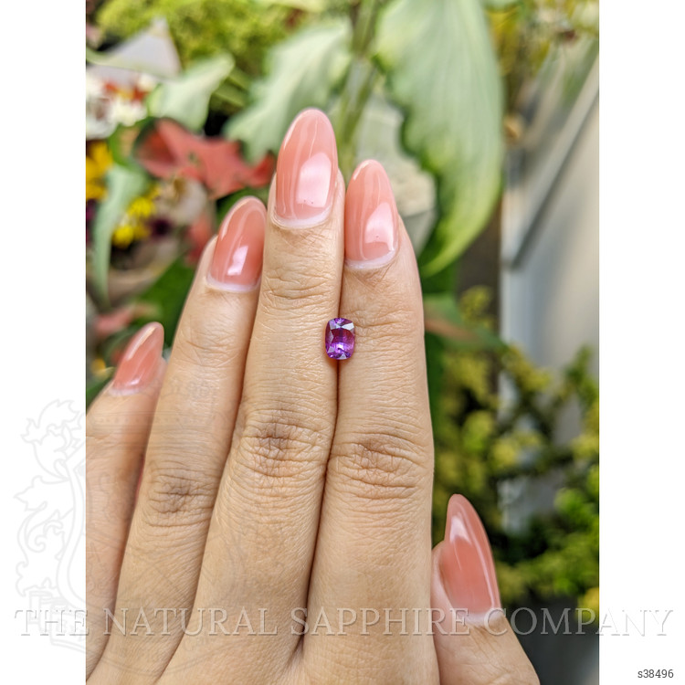 1.28 Ct. Pinkish Purple Sapphire from Ceylon (Sri Lanka)