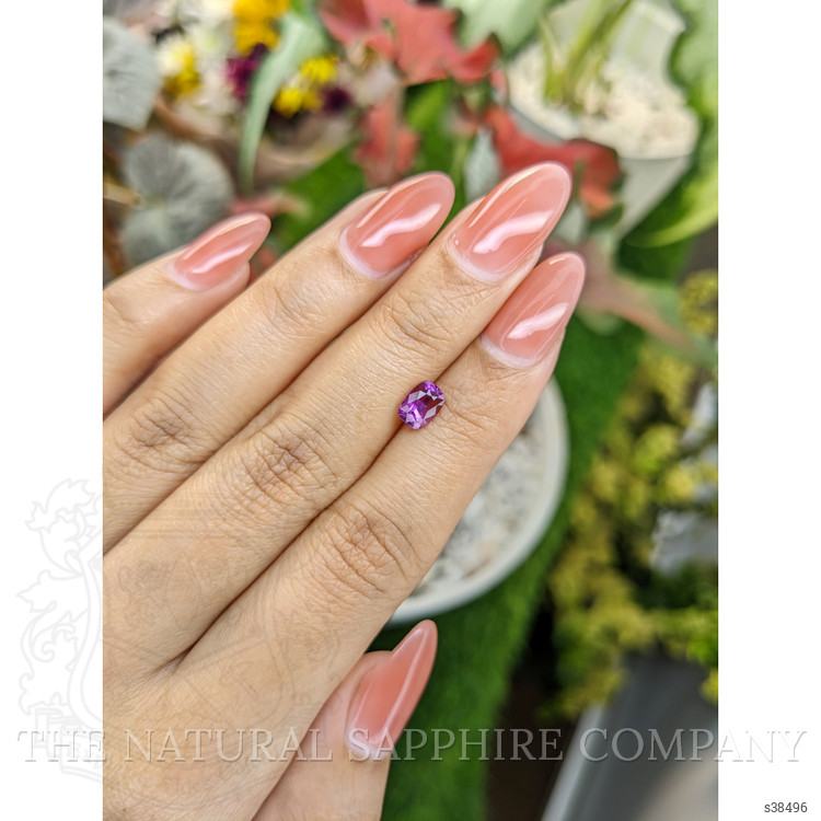 1.28 Ct. Pinkish Purple Sapphire from Ceylon (Sri Lanka)