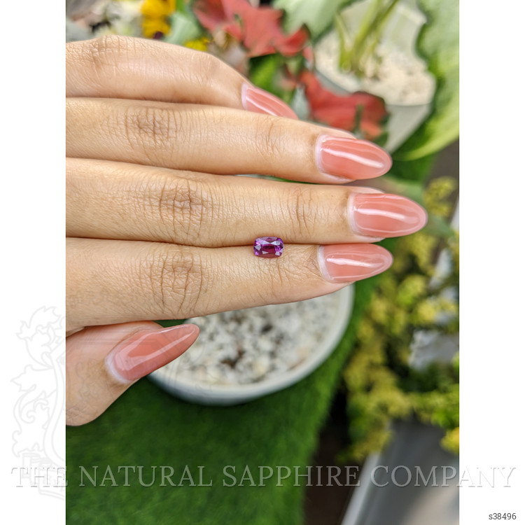 1.28 Ct. Pinkish Purple Sapphire from Ceylon (Sri Lanka)
