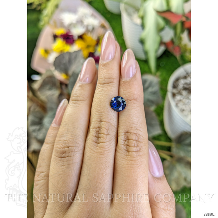 2.47 Ct. Blue Sapphire from Ceylon (Sri Lanka)