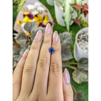 1.78 Ct. Blue Sapphire from Ceylon (Sri Lanka) Life Style