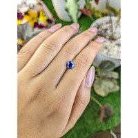 1.58 Ct. Blue Sapphire from Ceylon (Sri Lanka) Life Style