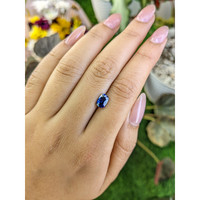 1.22 Ct. Blue Sapphire from Ceylon (Sri Lanka) Life Style