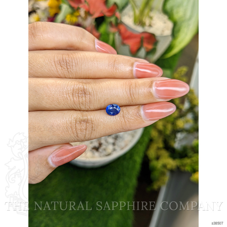 1.67 Ct. Blue Sapphire from Ceylon (Sri Lanka)