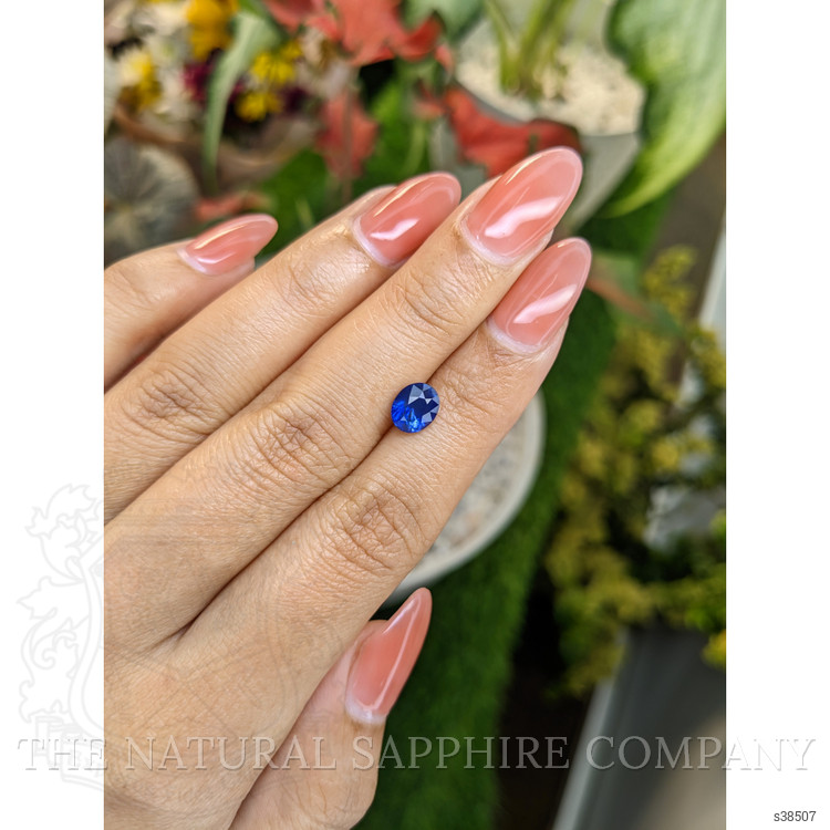 1.67 Ct. Blue Sapphire from Ceylon (Sri Lanka)
