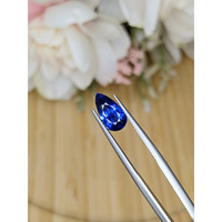 3.17 Ct. Blue Sapphire from Ceylon (Sri Lanka) Life Style