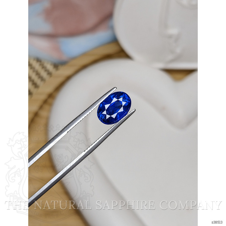 4.10 Ct. Blue Sapphire from Ceylon (Sri Lanka)